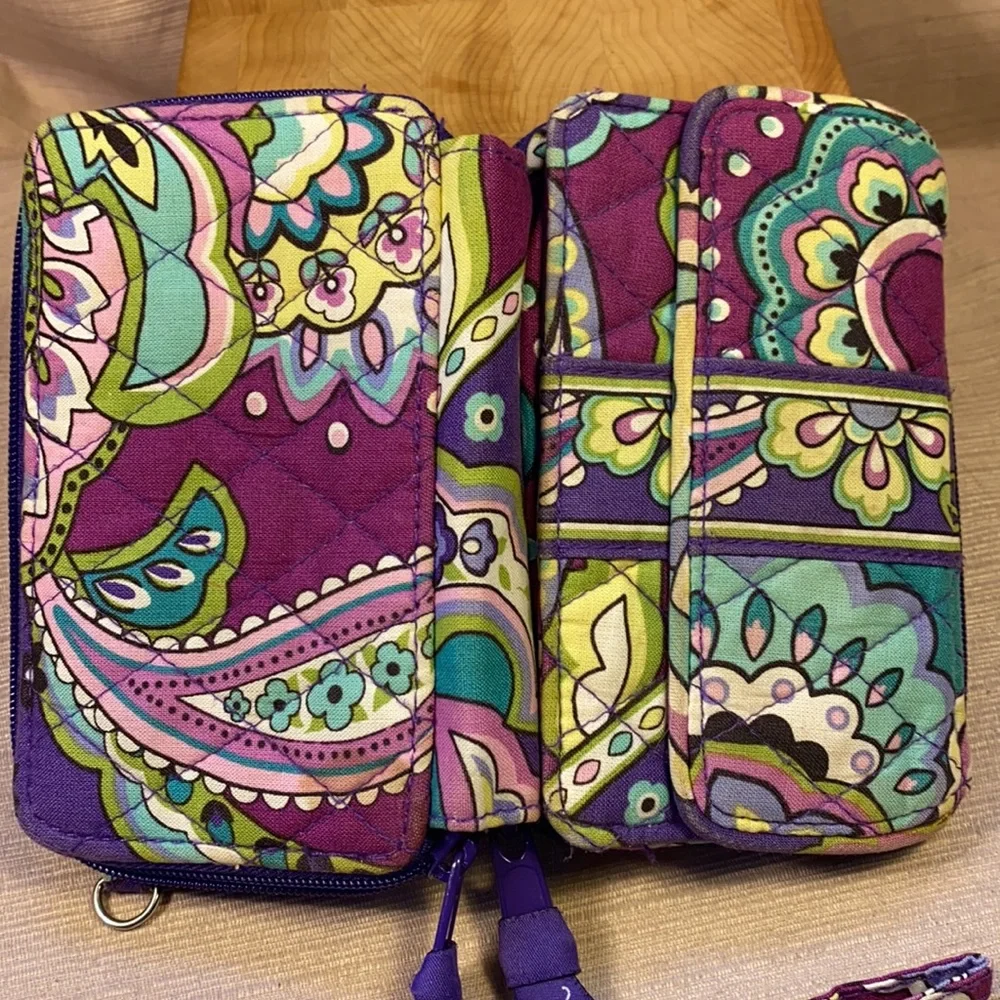 Vera Bradley quilted cotton wallet - Picture 13 of 16